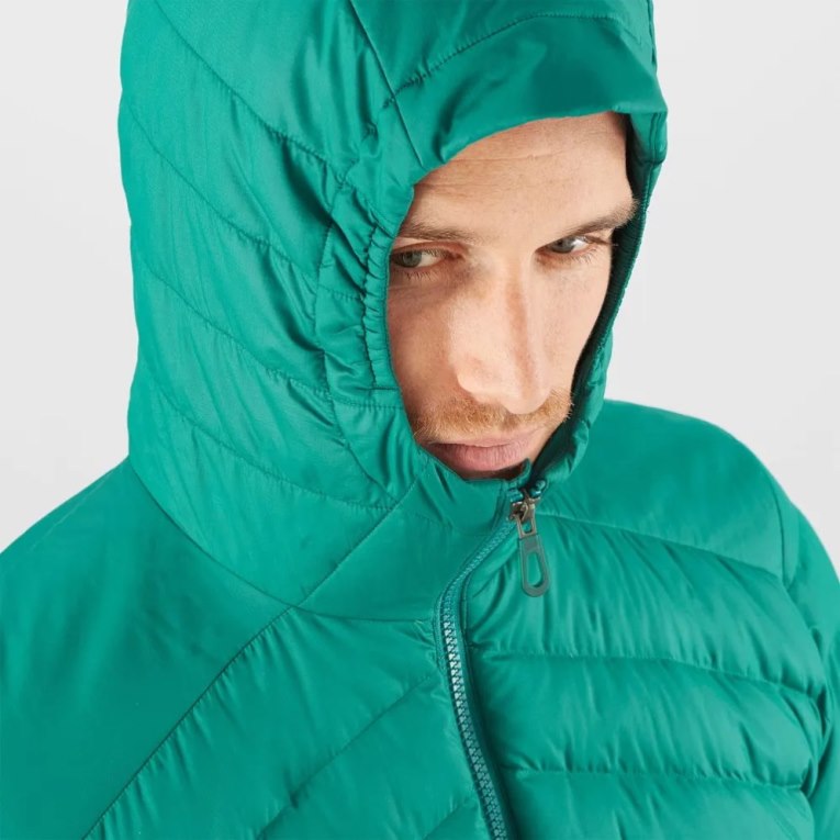 Chaquetas Aislantes Salomon Essential Xwarm Down Hombre Verdes | MX XKHC032